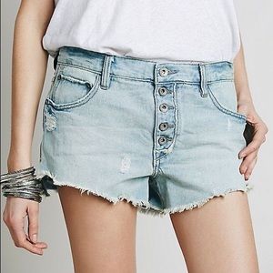 Free People Denim “Runaway” Short